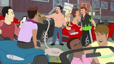 Lord, bless this schedule
and help it guide Randy. - Trailer Park Boys: The Animated Series