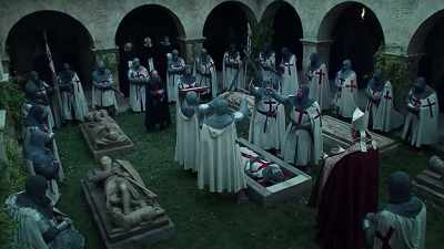 Lord, open the gates to paradise
for your servant, Godfrey, - Knightfall