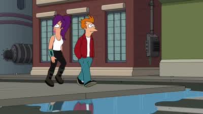 Lot of weather we're having. - Futurama