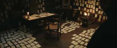 Lots and lots of envelopes
and a large bag. - The Professor and the Madman