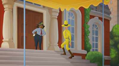 Lots of royalty
coming through today. - Curious George: Royal Monkey