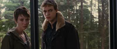 Lotta red eyes around hereThey agreed not to hunt in the areaBut they'll feed somewhere - The Twilight Saga: Breaking Dawn   Part 2