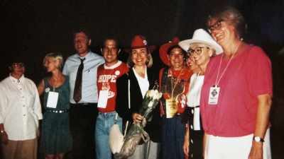 Lou: You know, Bill Clinton
would call Molly - Raise Hell: The Life & Times of Molly Ivins