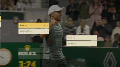 [loud cheering] - Break Point