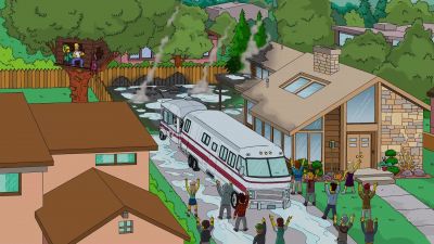 (loud cheers) - The Simpsons