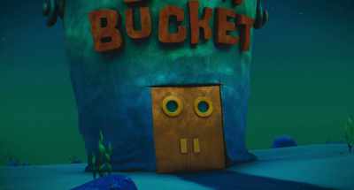 [loud clanging] - Plankton: The Movie