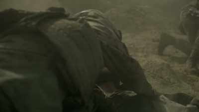 -[loud explosion]
-[rapid gunfire] - Haunted