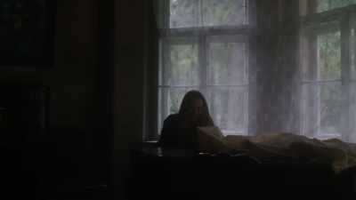 -[loud piano note]
-[young Rebecca gasps] - Haunted