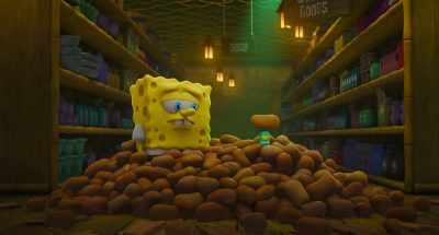 -[loud rumbling]
-[whimpering] - Plankton: The Movie