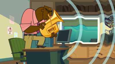 (Loud tuba sound) - Total DramaRama