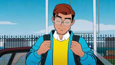 - [loud whooshing]
- [gasps] - Your Friendly Neighborhood Spider-Man