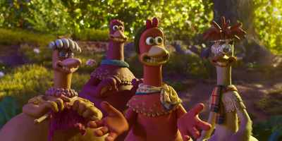 -[loudly] Cock-a-doodle-doo!
-[group gasps] - Chicken Run: Dawn of the Nugget