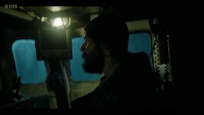 LOUDSPEAKER: Please switch off your
engine, so we can board your vessel! - Boat Story