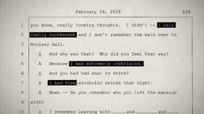 Louis Narrates: At trial,
the prosecution maintained - Louis Theroux: The Night in Question