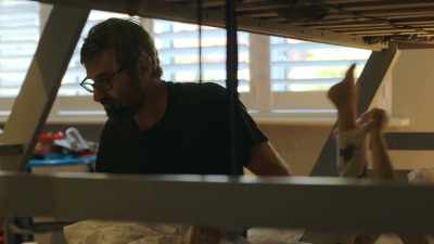 Louis narrates:
But you don't stop loving - Louis Theroux: Life on the Edge