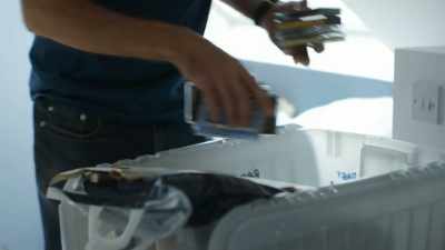 Louis: Tapes.
Young people know about tapes. - Louis Theroux: Life on the Edge