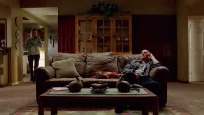 Louis took Walt to school. - Breaking Bad