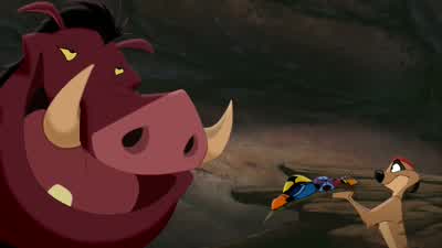 - Love grubs. - The Lion King 2: Simba's Pride