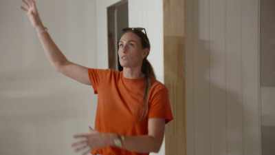 Love the exposed, you know,
the wood ceilings, - Why the Heck Did I Buy This House?