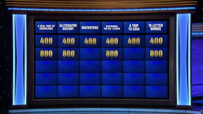 [low beeps]
Her record's called "SOS." - Jeopardy! Masters