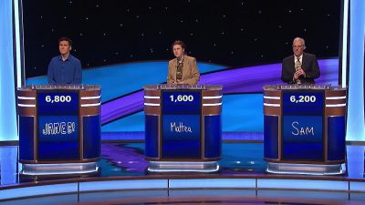 [low beeps]
Tough one, - Jeopardy! Masters