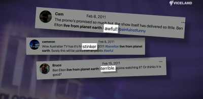 Low viewing figures
led to the show's cancellation - - The Back Side of Television