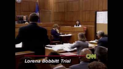 Lowe: Ms. Bobbitt, had John
ever shown any violence - Lorena