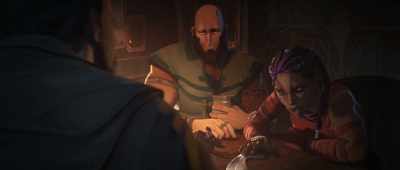 ‎奉劝您一句 ‎别在酒馆里吓唬给您倒酒的人
Don't threaten the guy who pours the drinks. - Arcane