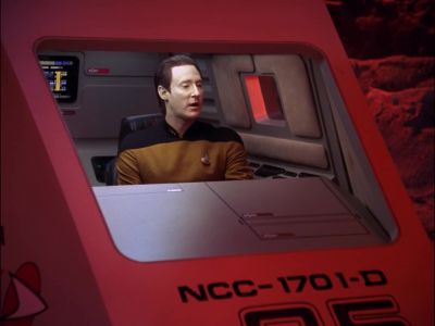 Lt Cmdr Data to Enterprise. - Star Trek: The Next Generation