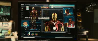 The render is complete. Hey, I like it. - Iron Man