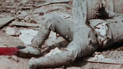 LT KILPATRICK: As
it rained, the foxhole - The Pacific War in Color