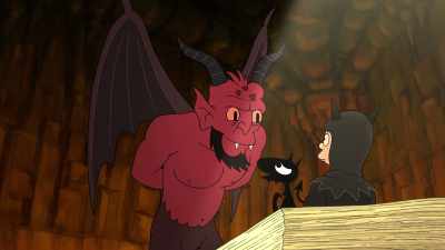Luci, that level zero bone ball
on princess duty. - Disenchantment