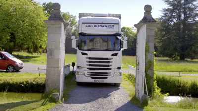 Luckily for Chris, I
knew a bit about paving, - Escape to the Chateau: Make Do & Mend