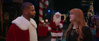 Luckily, wardrobe had a backup costume,
because yours was soaked, - Meet Me Next Christmas