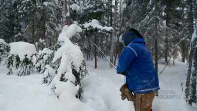 Lucky bugger got
away whatever it was. - Life Below Zero: First Alaskans
