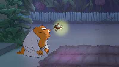 Lucky for me,I got a built-in night-light. - Frog and Toad