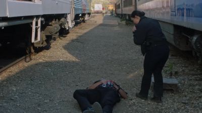 - Lucy: Oh! Hey!
- Nolan: Police. Stop! - The Rookie