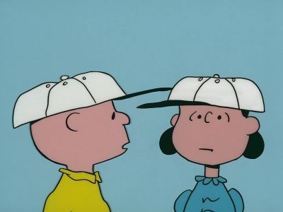 Lucy if you grit your teeth and show real determination - Charlie Brown's All Stars!