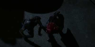 LUKE: Good news...
Derek Holcomb got away. - Batwoman