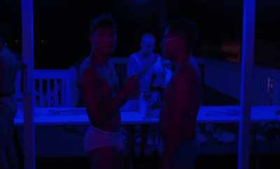 -(LUKE WHOOPING)
-(KEEGAN LAUGHING) - Fire Island