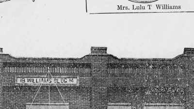 Lulu Williams
for having been a teacher, - The Legacy of Black Wall Street