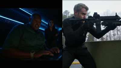 Luther, you head to the south exit door - True Lies