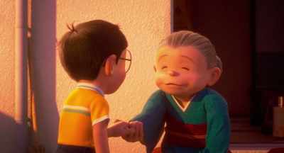 Lya. Nenek benar-benar bahagia sekali. - Stand by Me Doraemon 2
