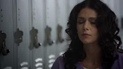 Lydia thinks that he's still here even though the cops searched the whole school. - Teen Wolf
