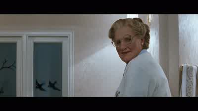 Lydia Lydia come on We gotta call the copsWe gotta dial 9 1 1 now What What WhyWell Mrs Doubtfire he's a sheHe's a she he WhatAhHe's half man half woman What - Mrs  Doubtfire