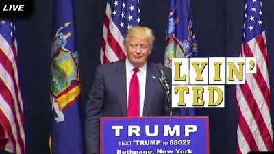 Lyin' Ted,
Lyin' Ted, Lyin' Ted. - Trump: The Art of the Insult