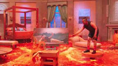 -Lyndsey couldn't swing a passing grade.
-No! - Floor Is Lava