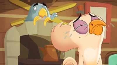 [Lynette sobbing] - Angry Birds: Summer Madness