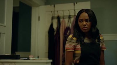     [Lynn panting, sniffles] - Black Lightning