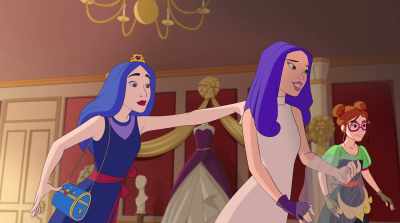 M, you aren't supposed
to see each other.
It's bad luck! - Descendants: The Royal Wedding